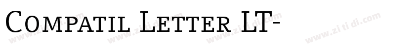 Compatil Letter LT字体转换